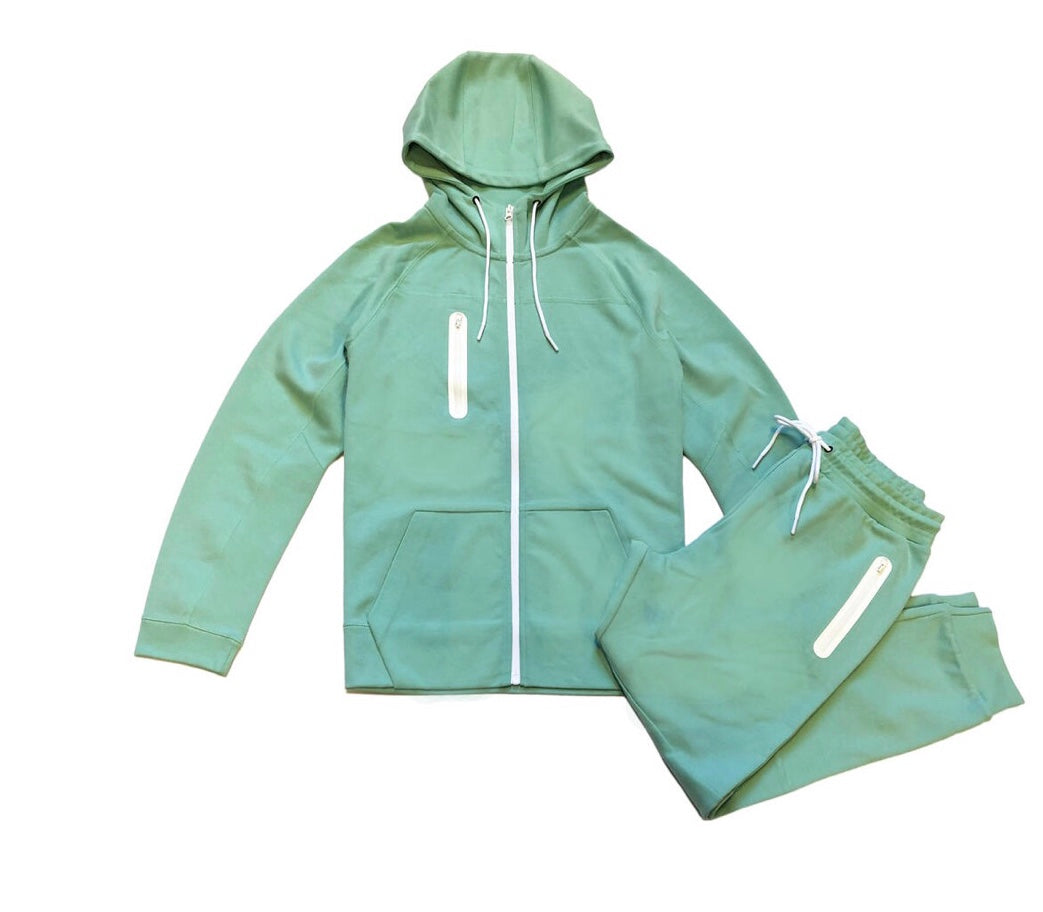 Fleece Tracksuit Mint Green