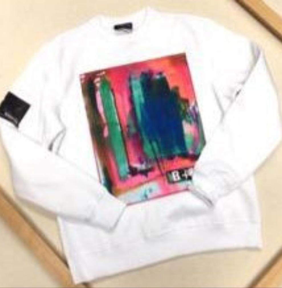 Water Color Painting Art Fleece Sweatshirt White
