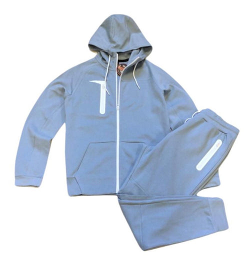 Fleece Tracksuit Light Blue