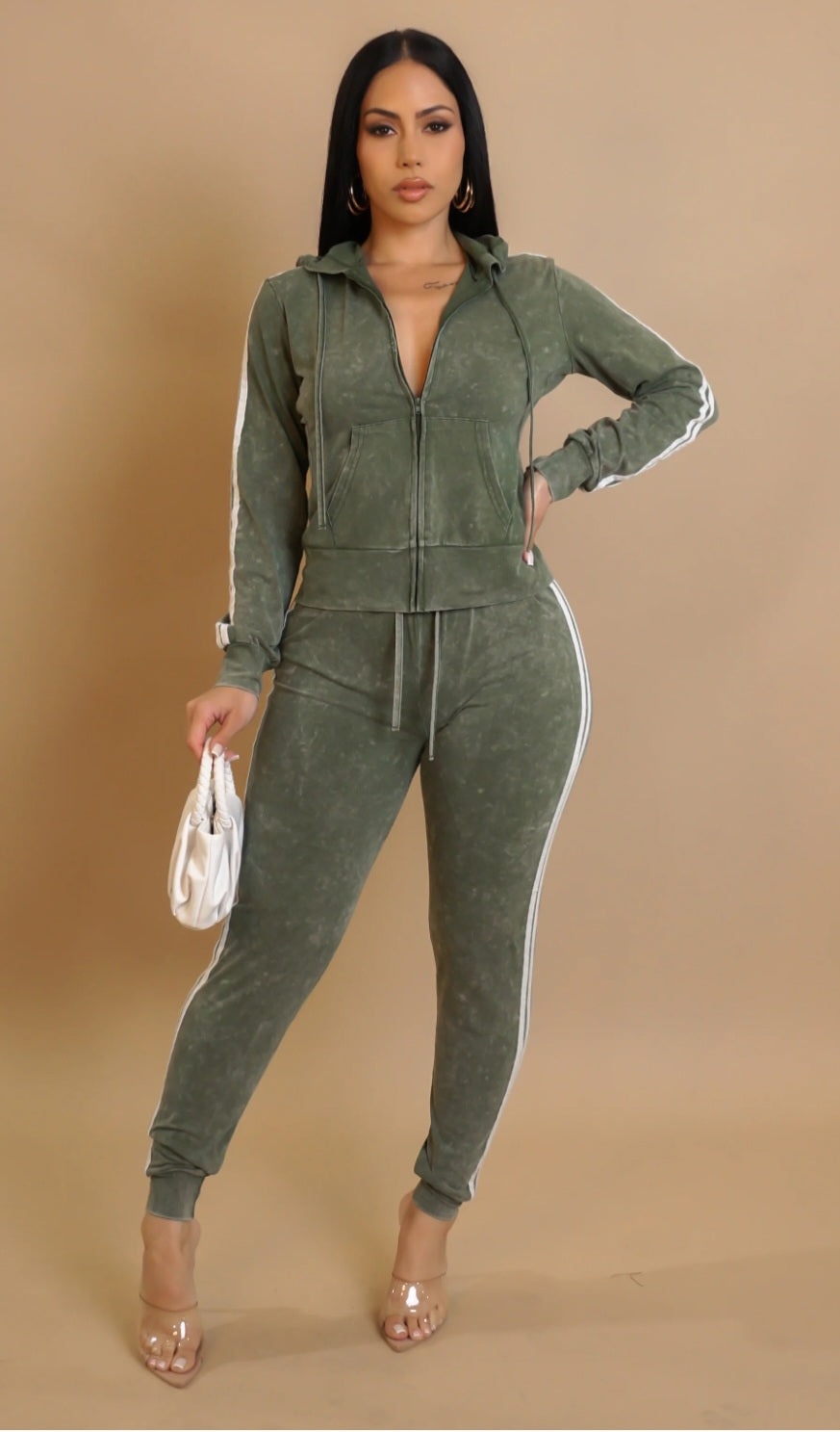 Show Me Love Pant Set - Green